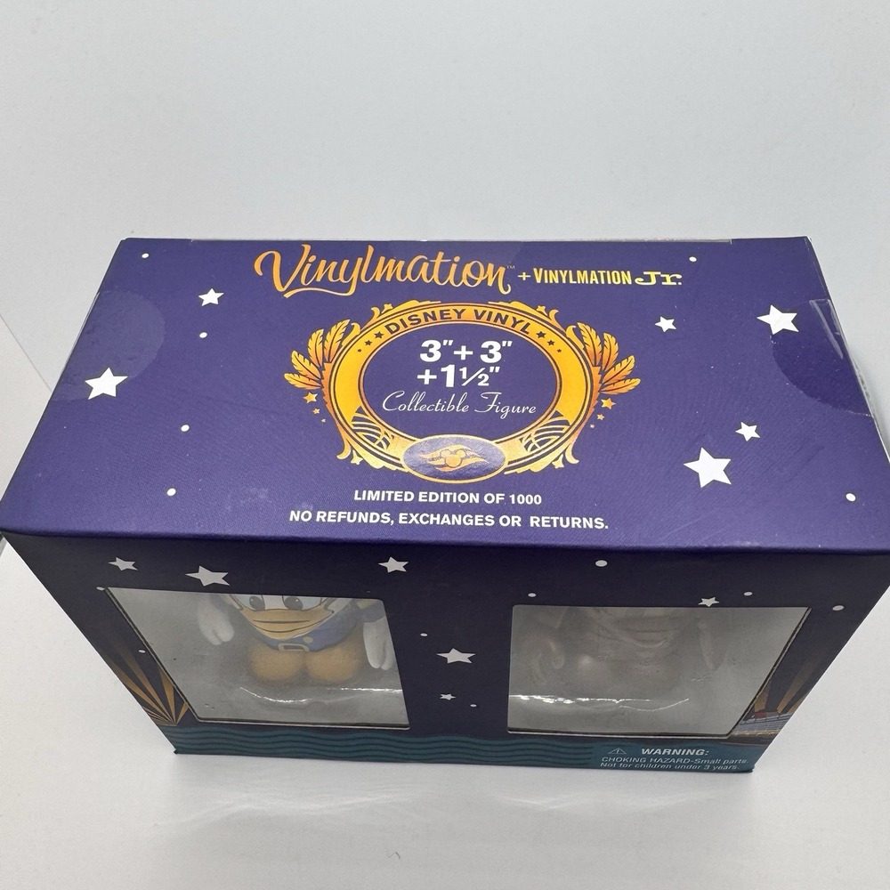 New!! VINYLMATION DREAMCAPTAIN DONALD COMBO PACK NIB | LE 1000 Sealed - Picture 3 of 4